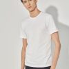 On OCHNIK T-Shirty | Bialy Basic T-Shirt Meski